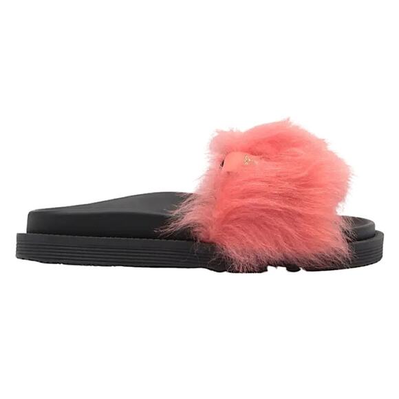 VERSACE Faux Fur Slide Sandal Young Versace Made in Italy - Size 31 - Picture 7 of 10